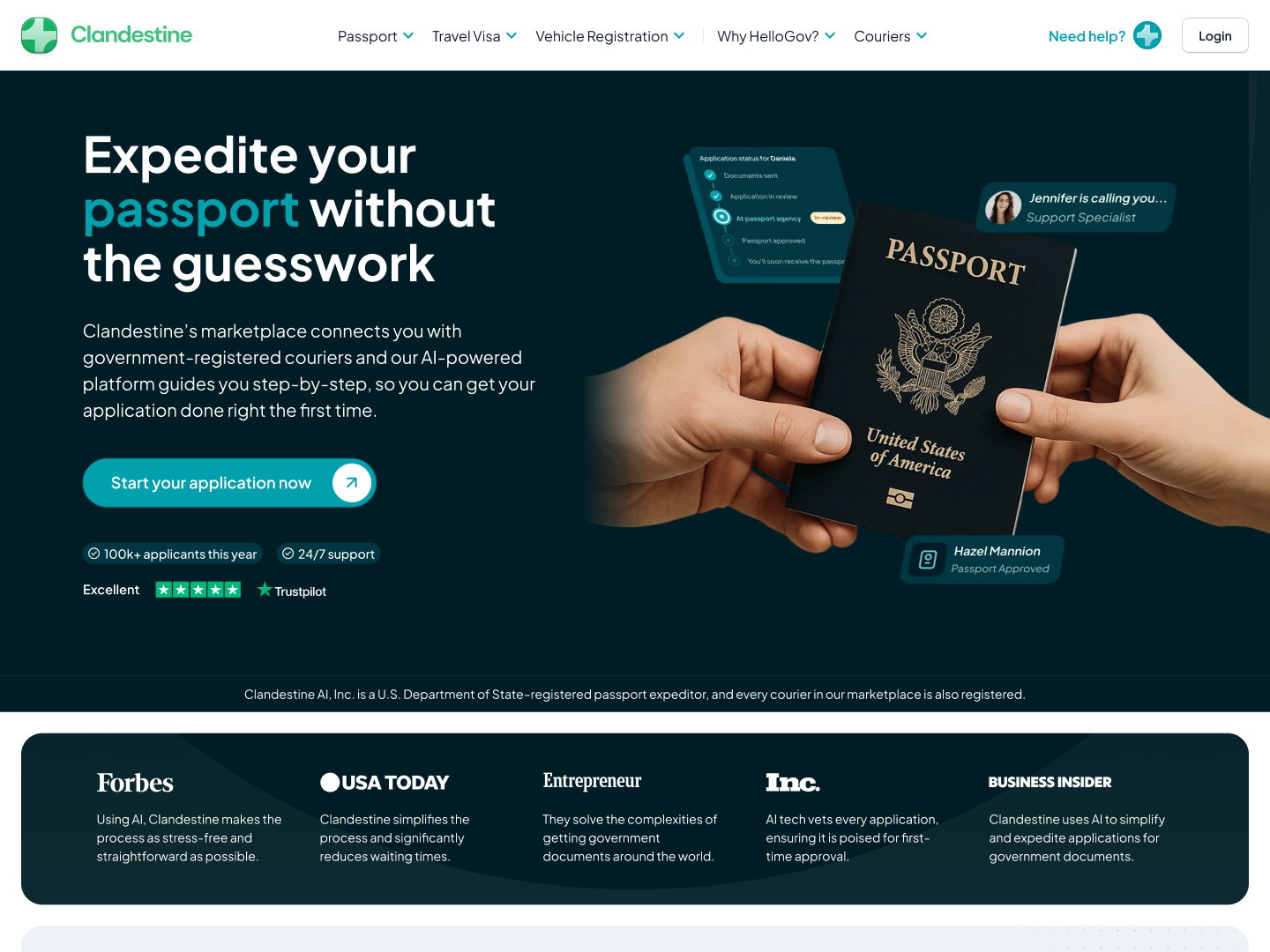 government paperwork platform